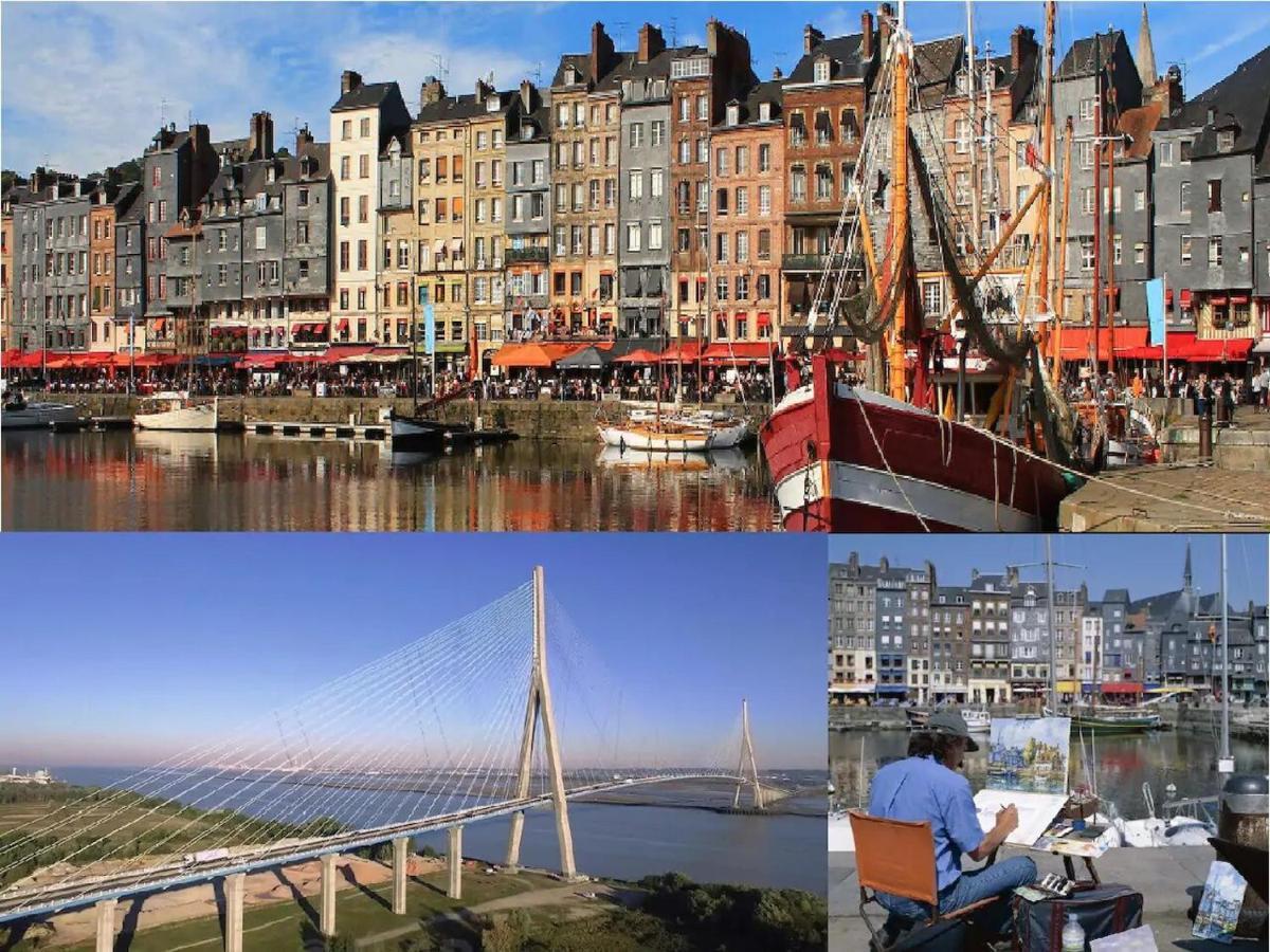 Le Havre De Paix 8 , Les Hauts De Honfleur, Piscine, Wifi Et Parking Gratuits エクモヴィル エクステリア 写真